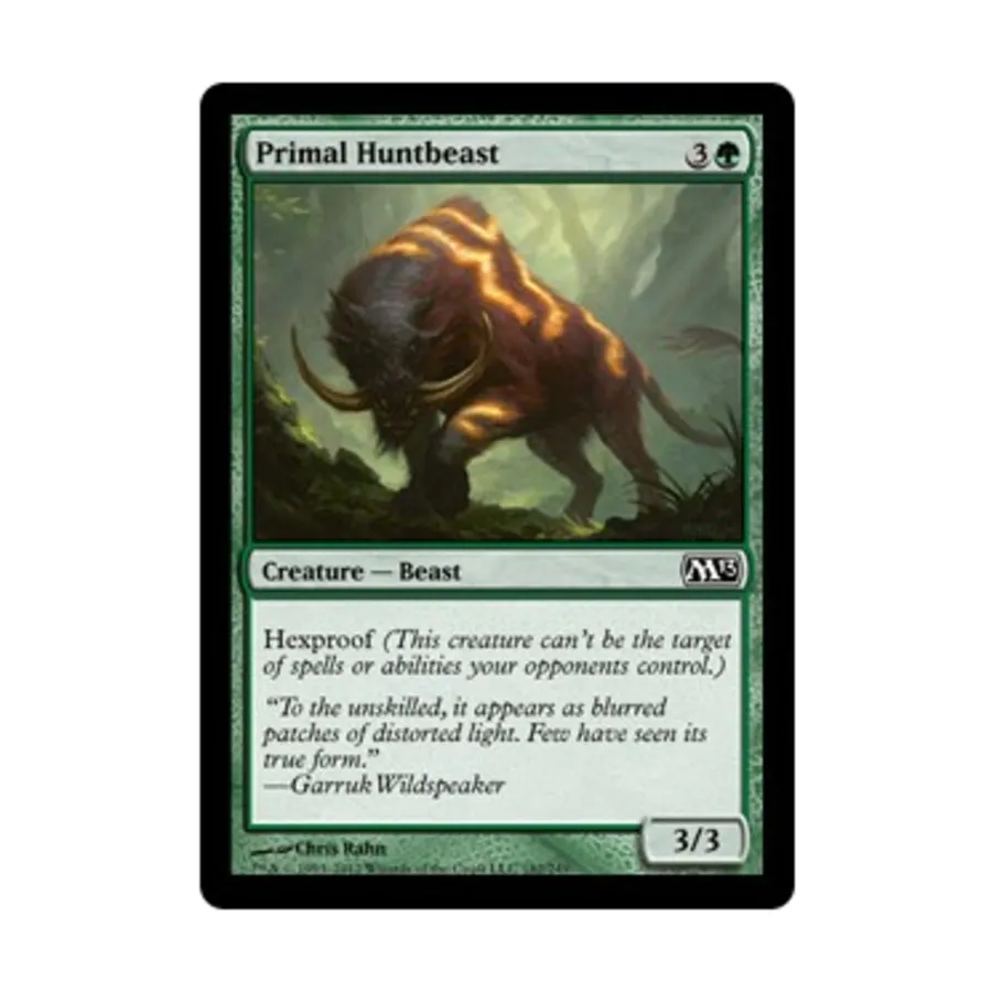 CCG Первобытный охотничий зверь (клавиша C), MTG - Magic 2013
CCG Первобытный охотничий зверь (клавиша C), MTG - Magic 2013