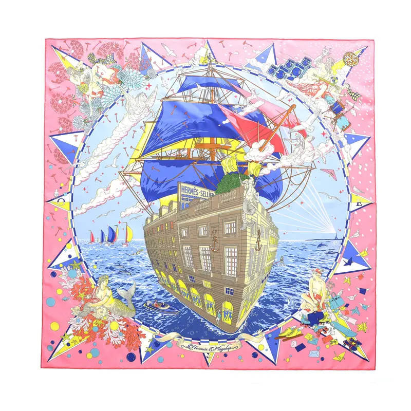 Шёлковый шарф HERMES розовый женский
Шёлковый шарф HERMES розовый женский