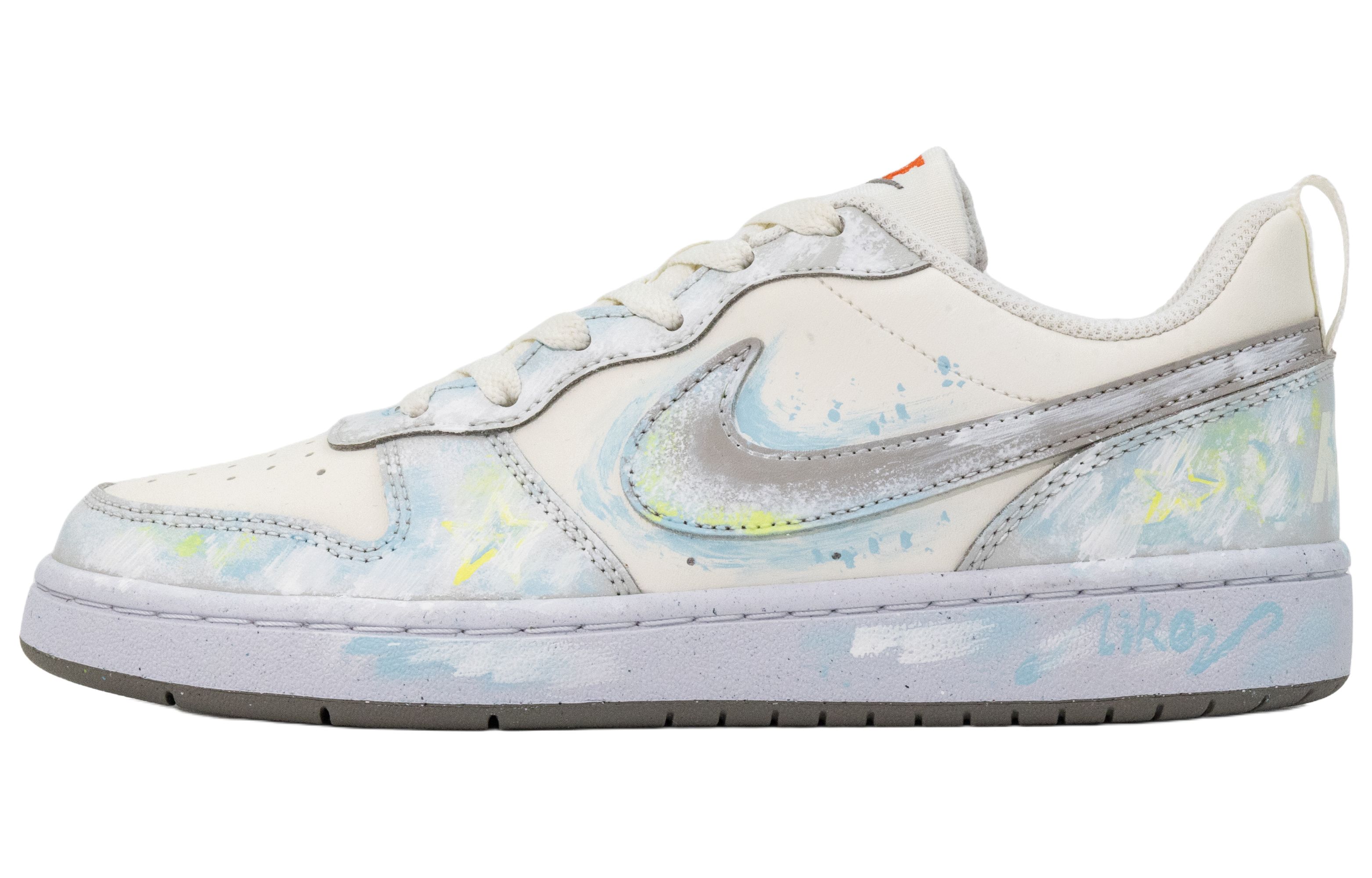 Nike Кроссовки Court Borough Slip Resistant Abrasion Resistant Low top Kids' Skateboarding Shoes Gray Blue White Teenagers
Nike Кроссовки Court Borough Slip Resistant Abrasion Resistant Low top Kids' Skateboarding Shoes Gray Blue White Teenagers