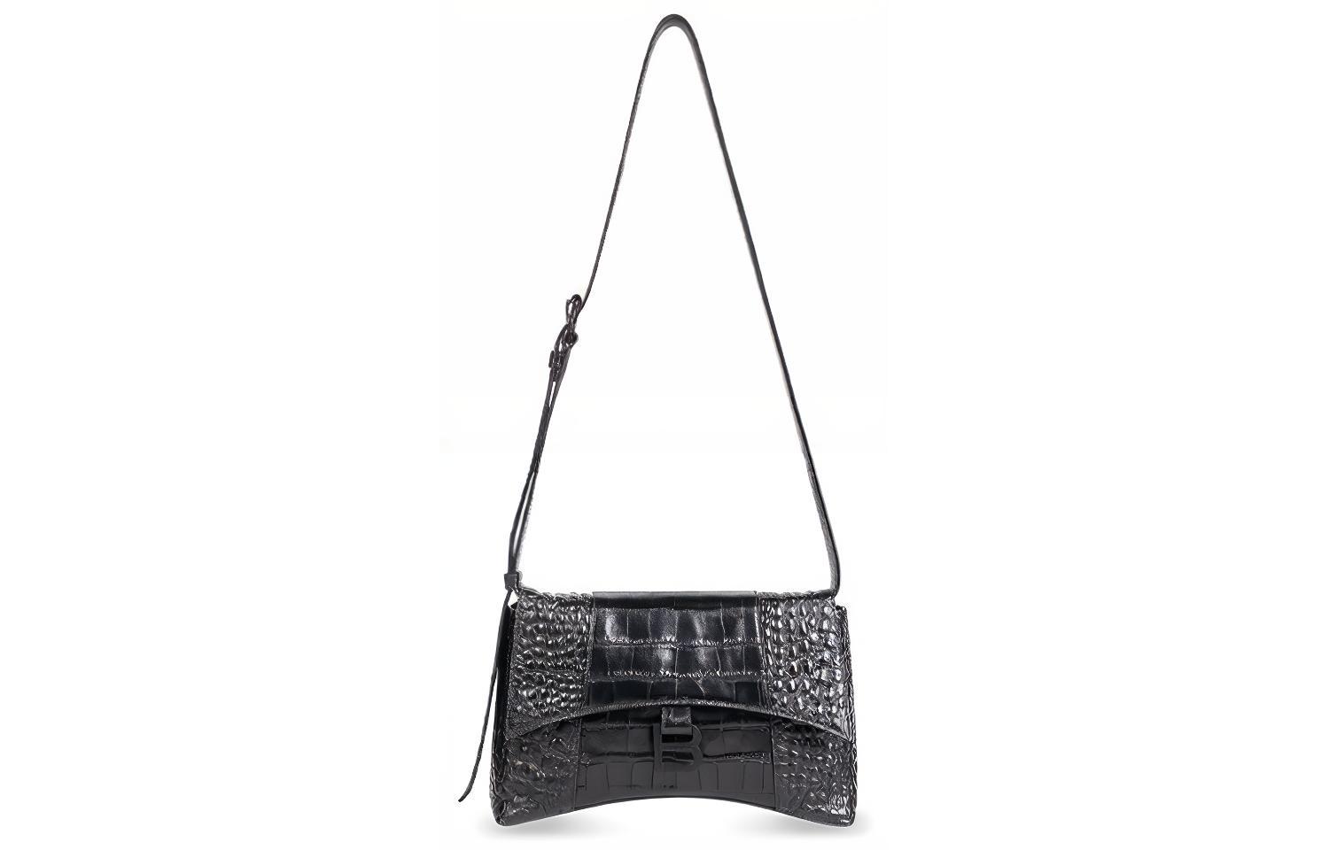 Кожаная сумка Balenciaga через плечо с одним ремнём, унисекс чёрная миниатюрная
Кожаная сумка Balenciaga через плечо с одним ремнём, унисекс чёрная миниатюрная