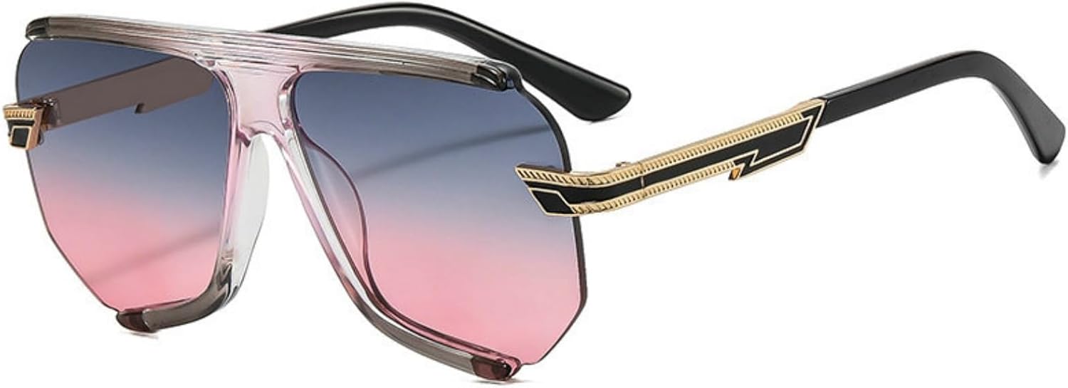 Солнцезащитные очки Willochra без оправы с двойным дужком, увеличенного размера, в стиле «пилот», роскошные винтажные очки в металлической оправе с многоугольными линзами для женщин, C6
Солнцезащитные очки Willochra без оправы с двойным дужком, увеличенного размера, в стиле «пилот», роскошные винтажные очки в металлической оправе с многоугольными линзами для женщин, C6