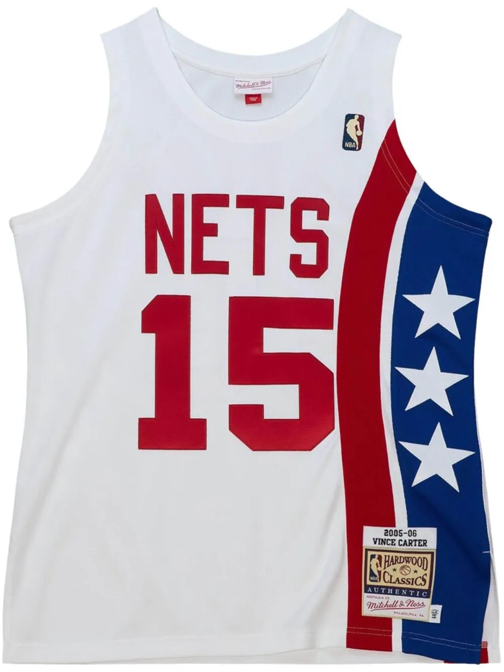 Топ NBA New Jersey Nets 2005 Vince Carter Mitchell & Ness, белый
Топ NBA New Jersey Nets 2005 Vince Carter Mitchell & Ness, белый