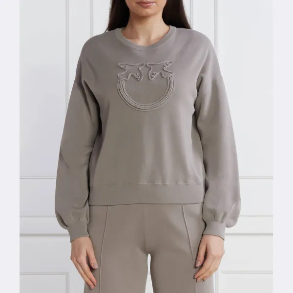 Толстовка обычного кроя Pinko, серый
Толстовка обычного кроя Pinko, серый