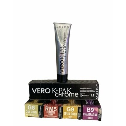 Vero K-Pak Chrome Demi Permanent Cream Color 2 Fl. Оз, Joico
Vero K-Pak Chrome Demi Permanent Cream Color 2 Fl. Оз, Joico