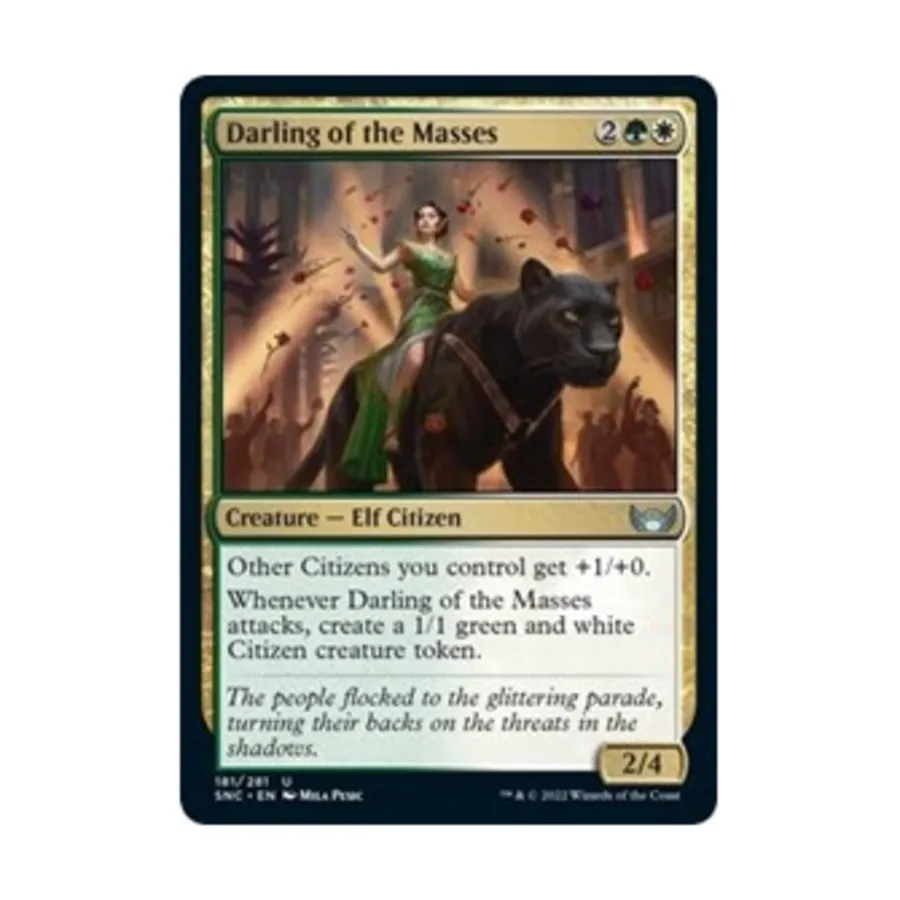 CCG Любимец масс (U), MTG - Streets of New Capenna
CCG Любимец масс (U), MTG - Streets of New Capenna