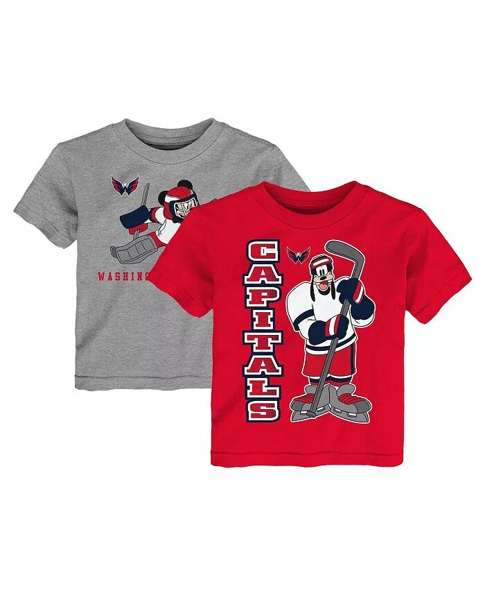Комплект из двух футболок Disney Offense Only для малышей, красный/серый с надписью Washington Capitals Outerstuff
Комплект из двух футболок Disney Offense Only для малышей, красный/серый с надписью Washington Capitals Outerstuff