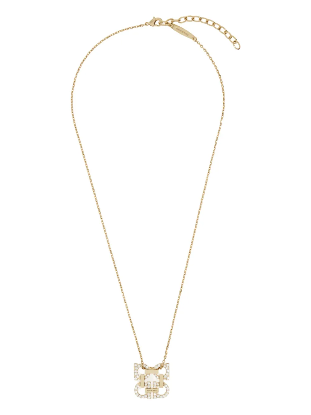 Колье с подвеской Gancini Ferragamo, золотой
Колье с подвеской Gancini Ferragamo, золотой