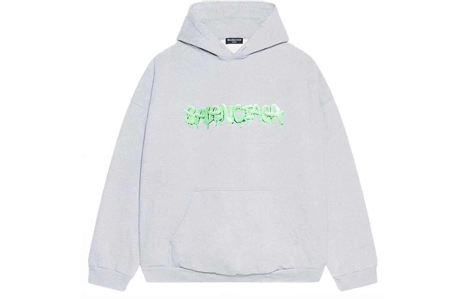 Толстовка со слизью Balenciaga, серый
Толстовка со слизью Balenciaga, серый