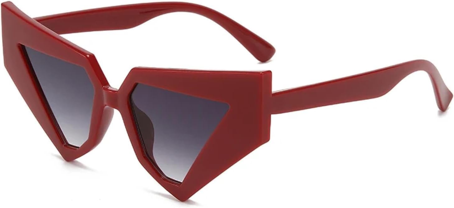 Модные солнцезащитные очки с геометрическим многоугольным узором, оригинальные и уникальные, идеально подходят для создания стильных образов, фотосессий и вечеринок TKKTLLT, Red
Модные солнцезащитные очки с геометрическим многоугольным узором, оригинальные и уникальные, идеально подходят для создания стильных образов, фотосессий и вечеринок TKKTLLT, Red