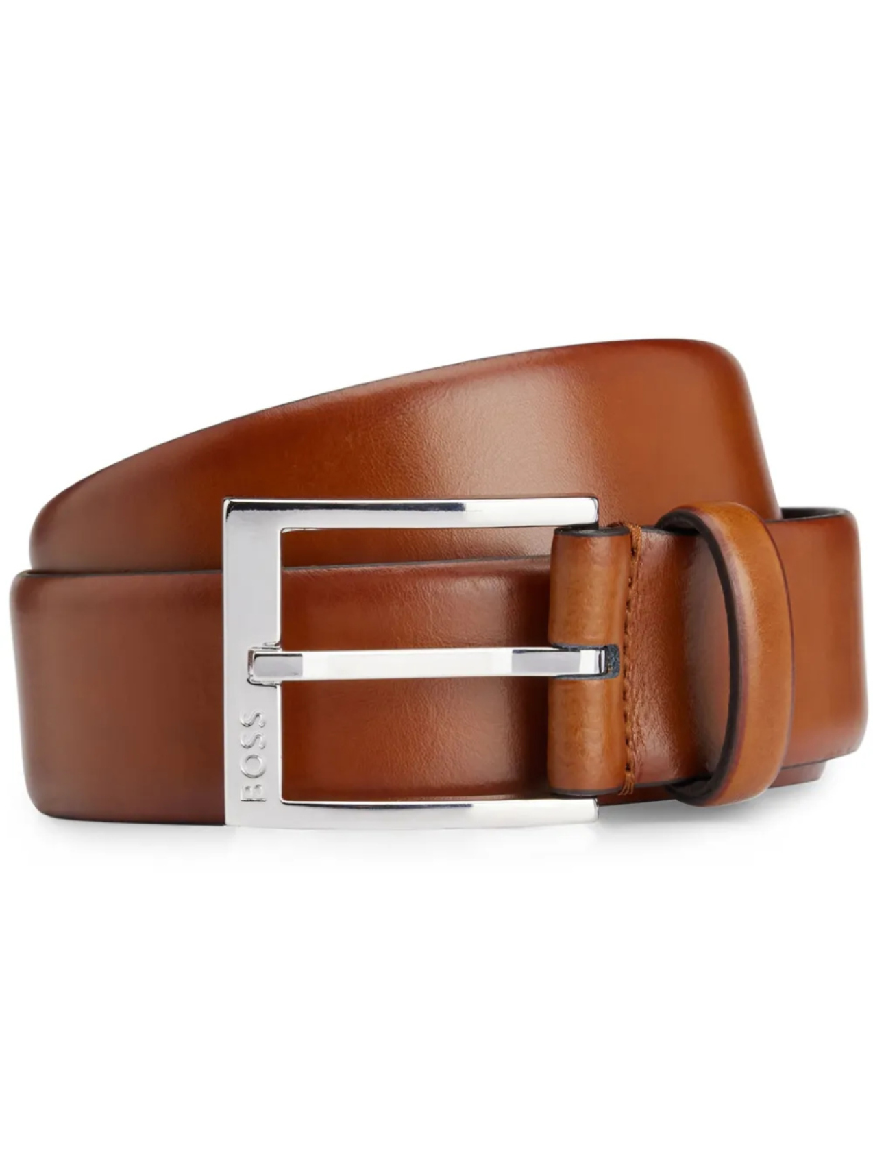 BOSS ремень с гравированным логотипом, коричневый
BOSS ремень с гравированным логотипом, коричневый