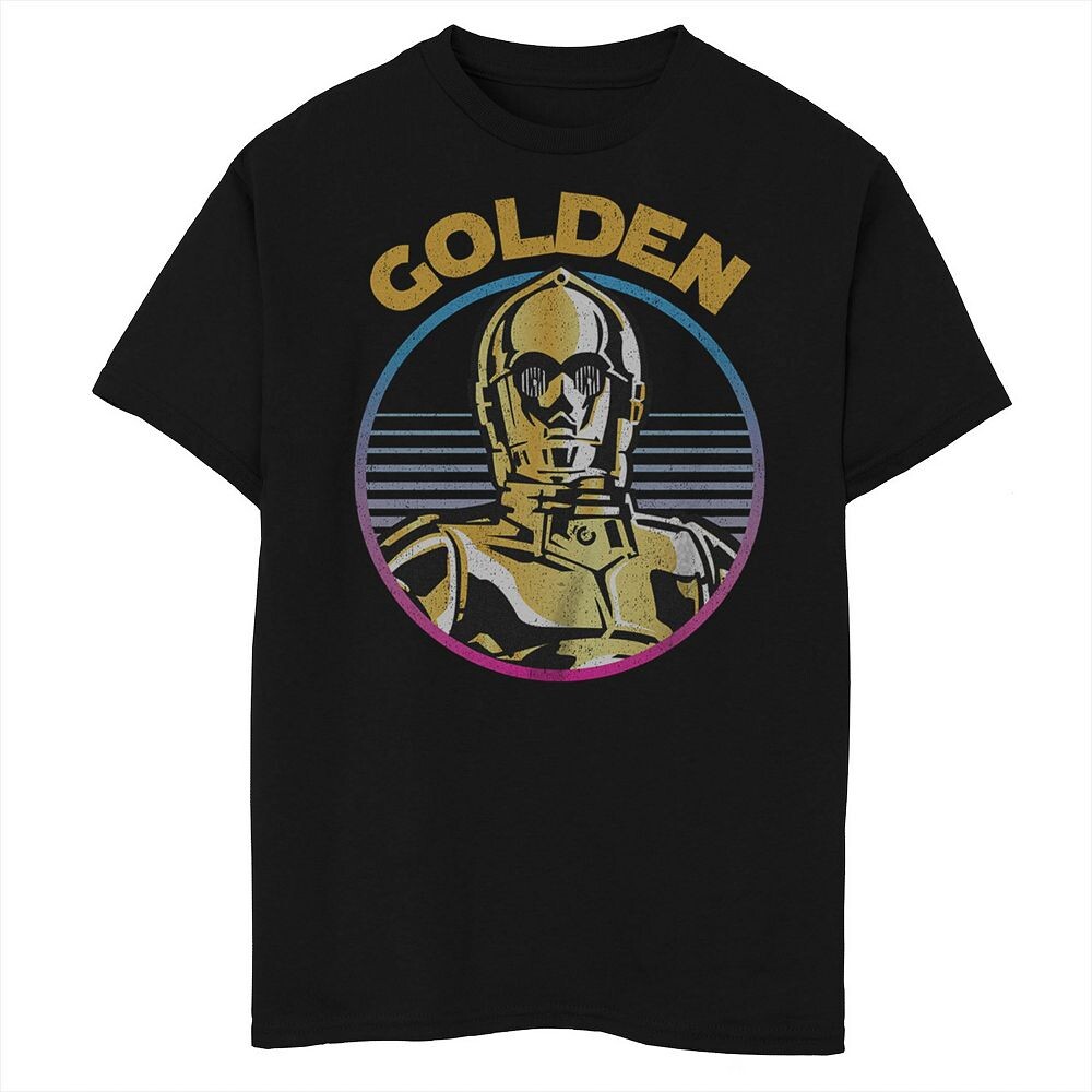 Футболка с рисунком «Звездные войны» C-3PO для мальчиков «золотой хаски» Licensed Character, черный
Футболка с рисунком «Звездные войны» C-3PO для мальчиков «золотой хаски» Licensed Character, черный