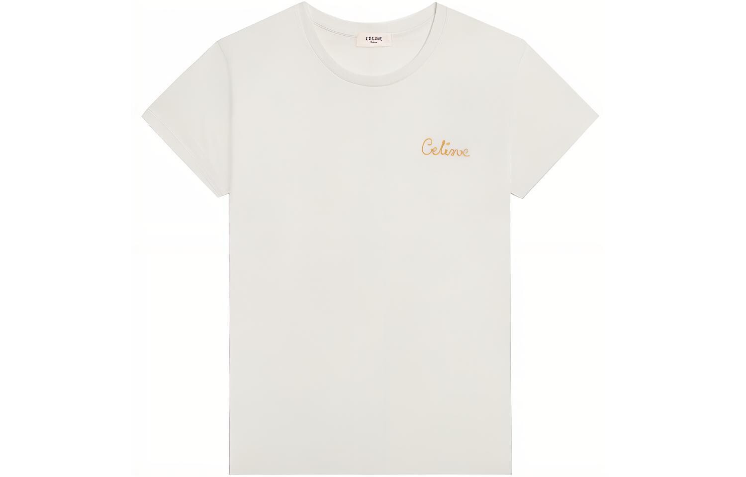 Футболка женская Celine, белый / золотой
Футболка женская Celine, белый / золотой