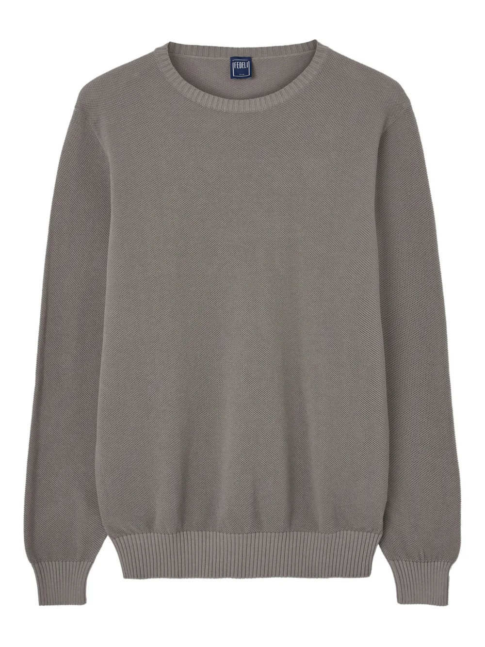 Вязаный свитер с круглым вырезом Fedeli, серый
Вязаный свитер с круглым вырезом Fedeli, серый