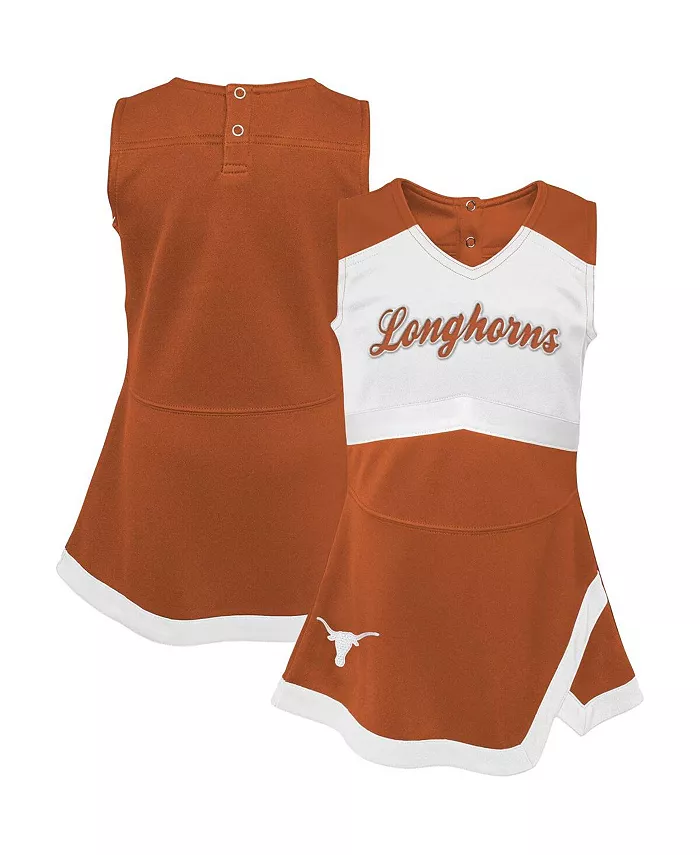 Платье-джемпер Cheer Captain Texas Longhorns для девочек, оранжевое и белое Outerstuff
Платье-джемпер Cheer Captain Texas Longhorns для девочек, оранжевое и белое Outerstuff
