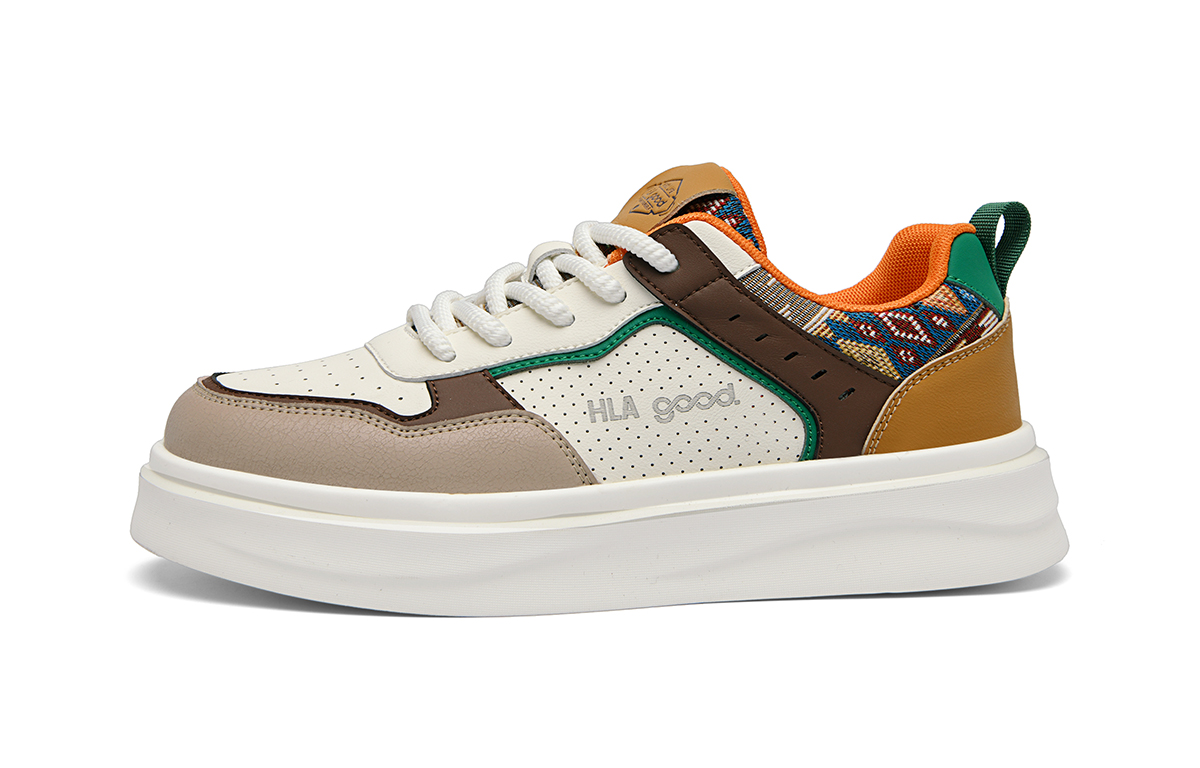 HLA Мужские скейтерские кроссовки низкие бежево-коричневые белый серый бежевый коричневый, цвет Beige Brown
HLA Мужские скейтерские кроссовки низкие бежево-коричневые белый серый бежевый коричневый, цвет Beige Brown