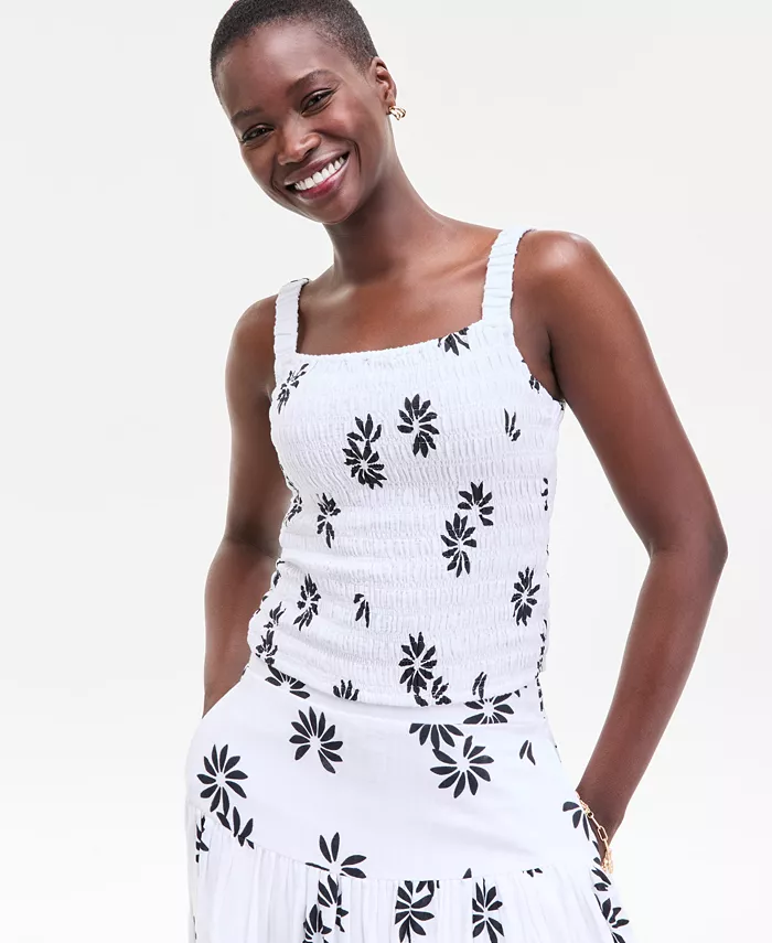 Женская хлопковая блуза с плиссировкой On 34th, черный
Женская хлопковая блуза с плиссировкой On 34th, черный