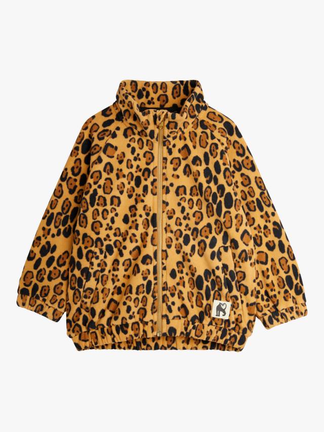 Детская флисовая куртка на молнии Mini Rodini, Leopard Print
Детская флисовая куртка на молнии Mini Rodini, Leopard Print