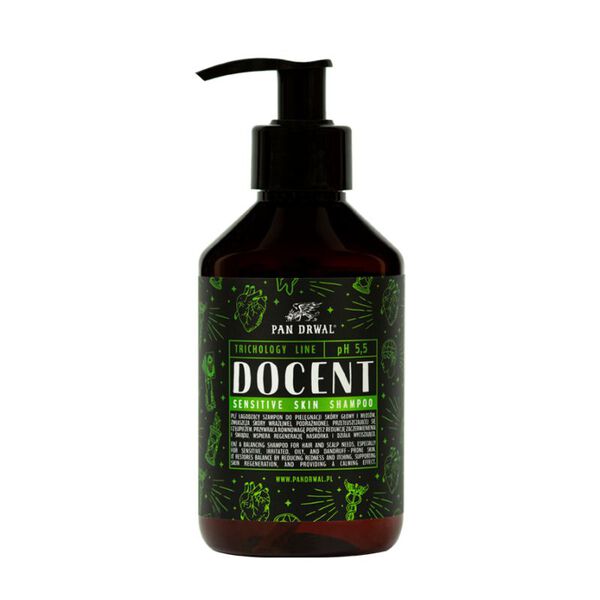 Шампунь для волос для чувствительной кожи, 250 мл Pan Drwal Docent
Шампунь для волос для чувствительной кожи, 250 мл Pan Drwal Docent