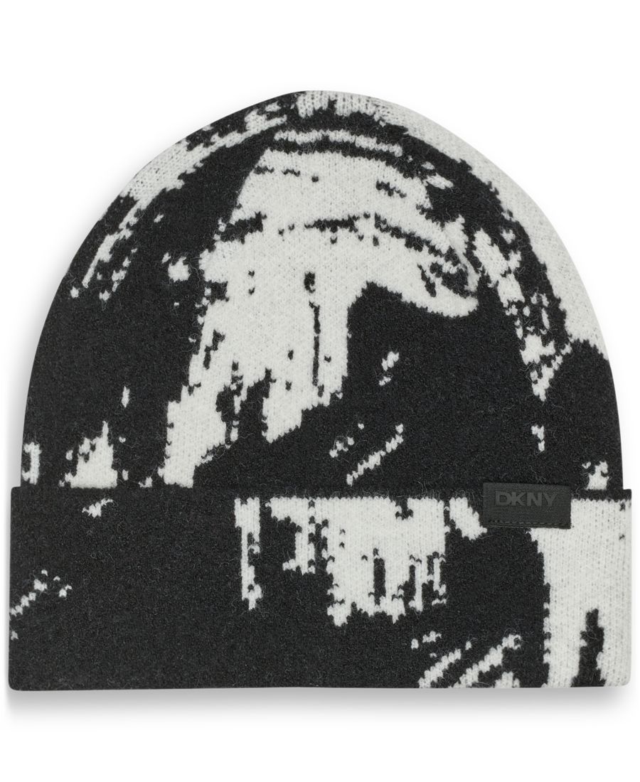 Женская шапка-бини с рисунком в виде мазков краски DKNY, Black
Женская шапка-бини с рисунком в виде мазков краски DKNY, Black