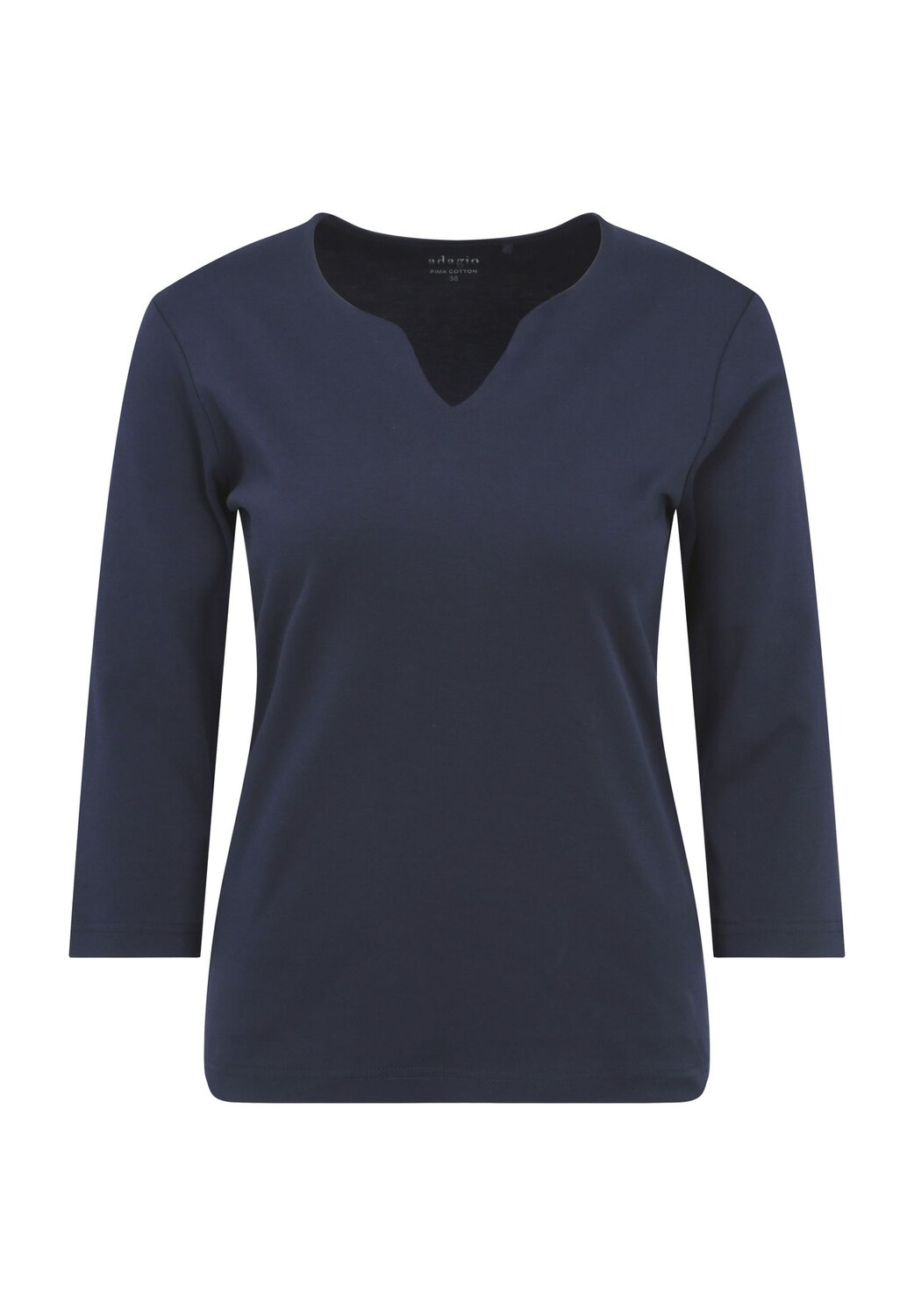 Рубашка Сибие, разрез горловины, рукава 3/4, женская Adagio, темно-синий
Рубашка Сибие, разрез горловины, рукава 3/4, женская Adagio, темно-синий