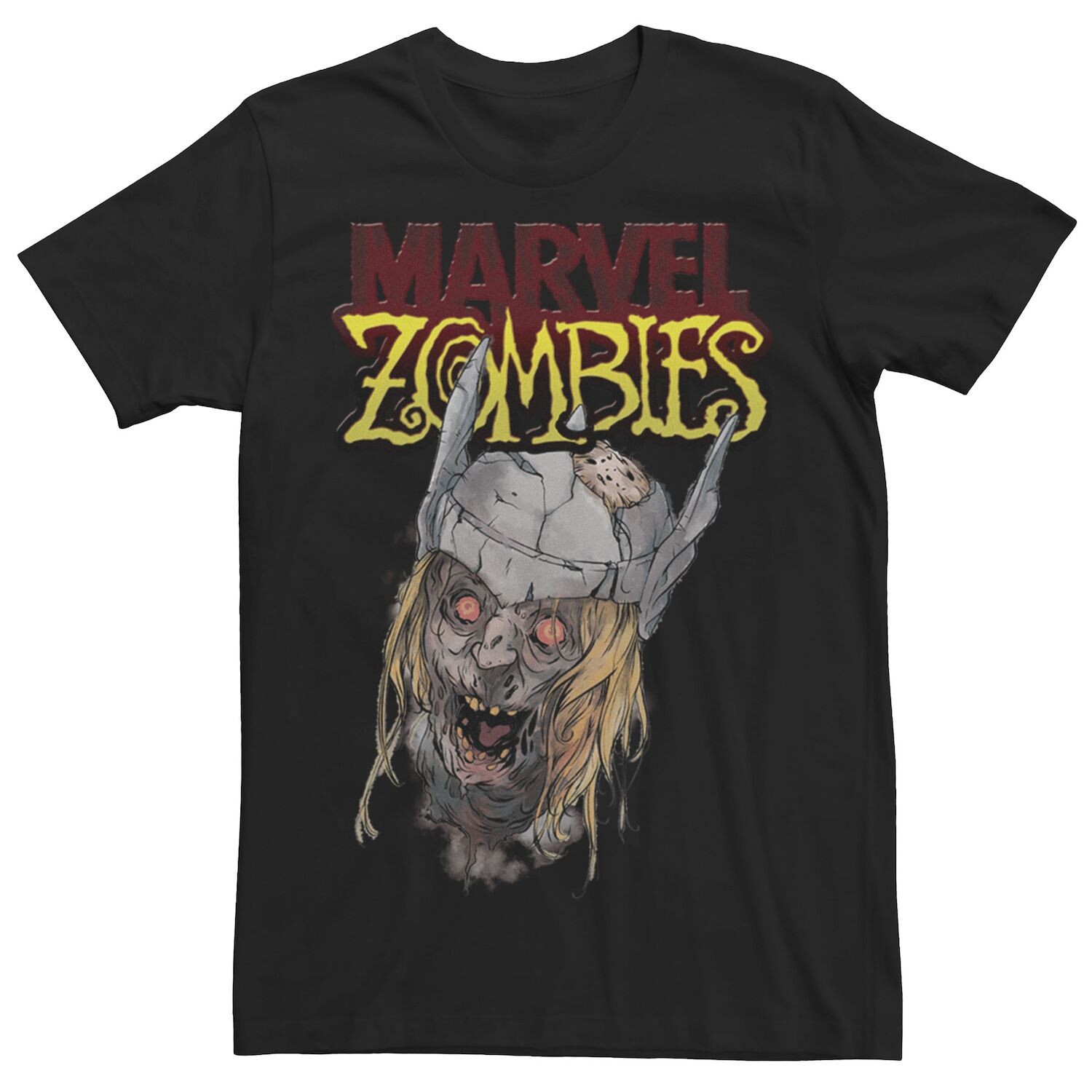 Мужская футболка с рисунком Zombies Thor Zombie Head Marvel, черный
Мужская футболка с рисунком Zombies Thor Zombie Head Marvel, черный