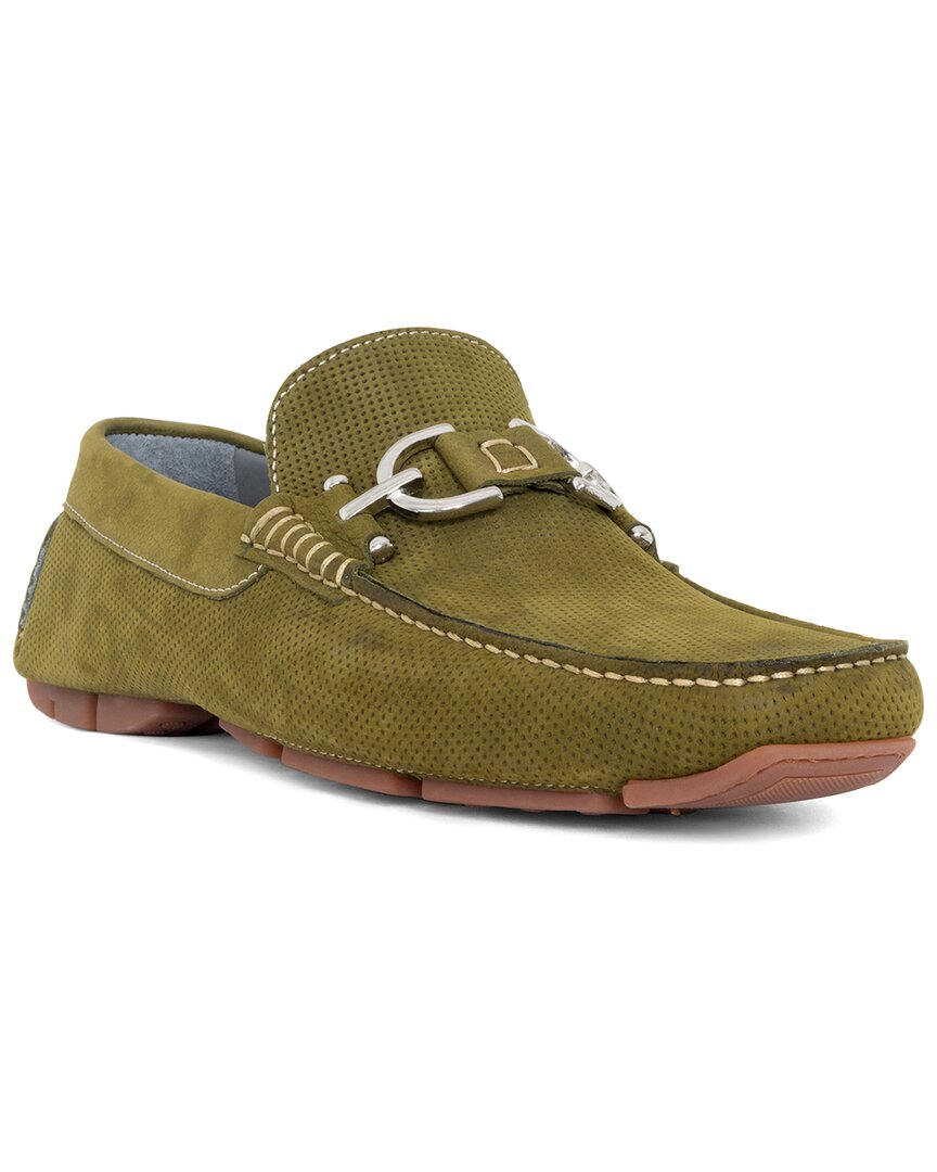 Кожаные водительские туфли Donald Pliner, зеленый 
Кожаные водительские туфли Donald Pliner, зеленый