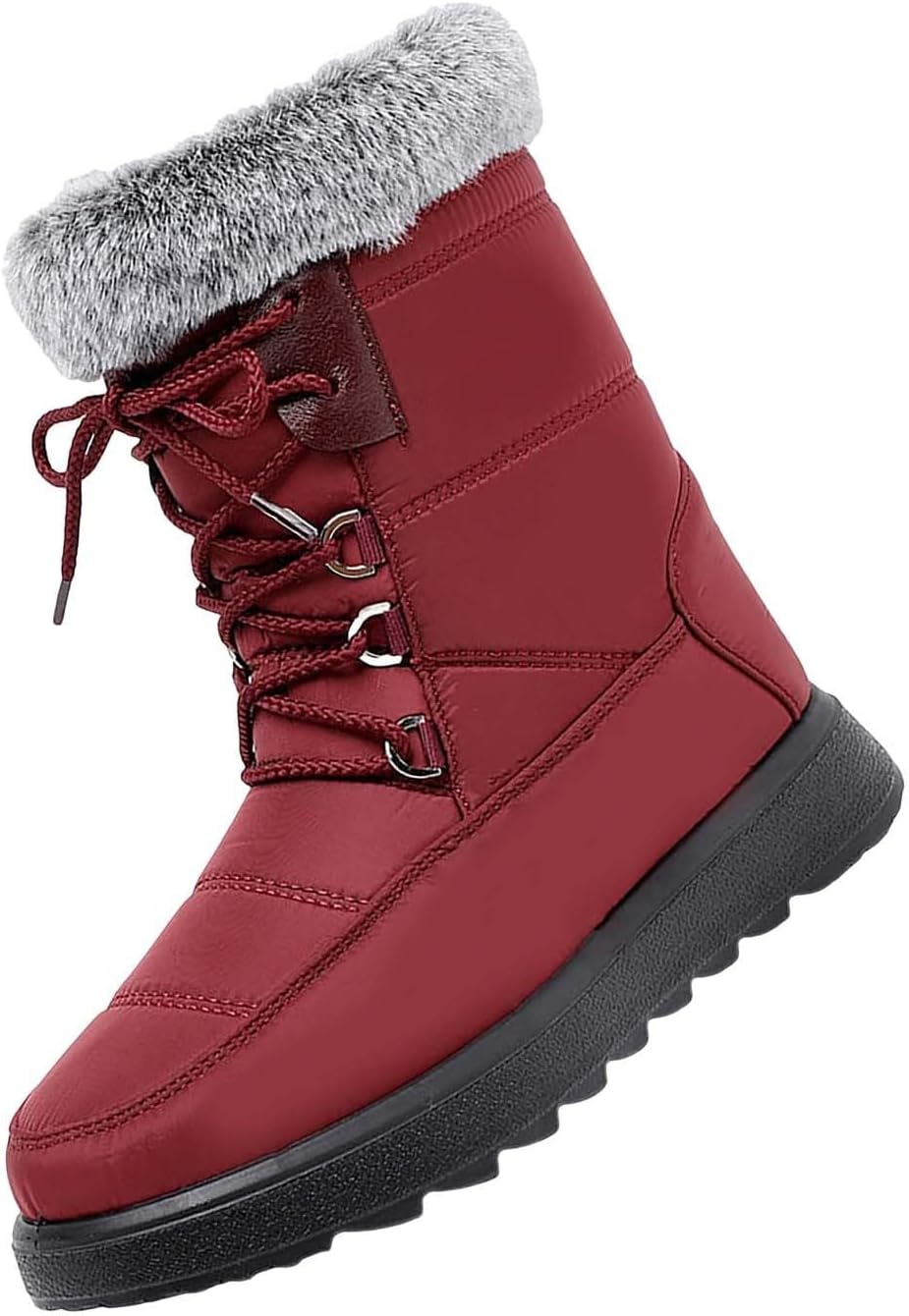 Мужские зимние ботинки с искусственным мехом, утепленные снегоступы, универсальные, для холодной погоды, водоотталкивающие, с толстой подошвой, шнуровка Generic, Red
Мужские зимние ботинки с искусственным мехом, утепленные снегоступы, универсальные, для холодной погоды, водоотталкивающие, с толстой подошвой, шнуровка Generic, Red