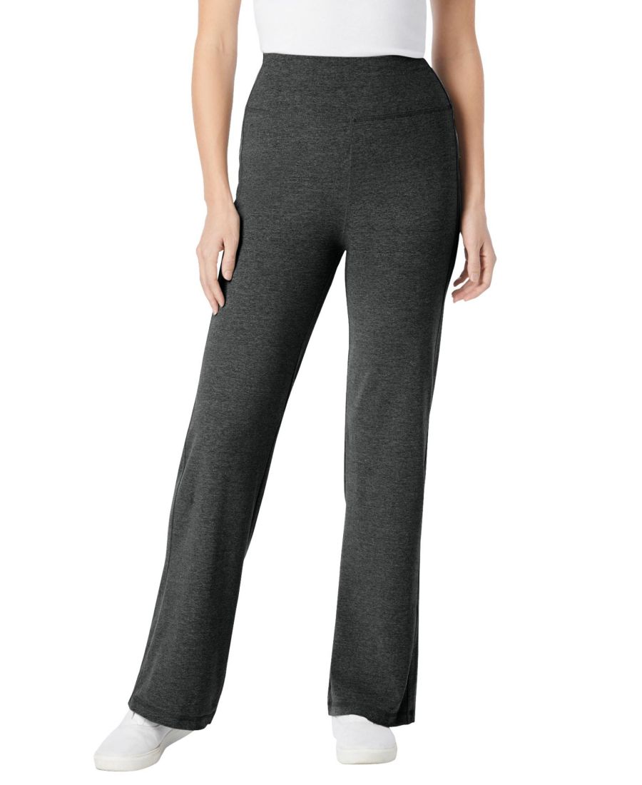 Женские высокие леггинсы Within из эластичного хлопкового трикотажа с широкими штанинами Woman Within, Heather charcoal
Женские высокие леггинсы Within из эластичного хлопкового трикотажа с широкими штанинами Woman Within, Heather charcoal