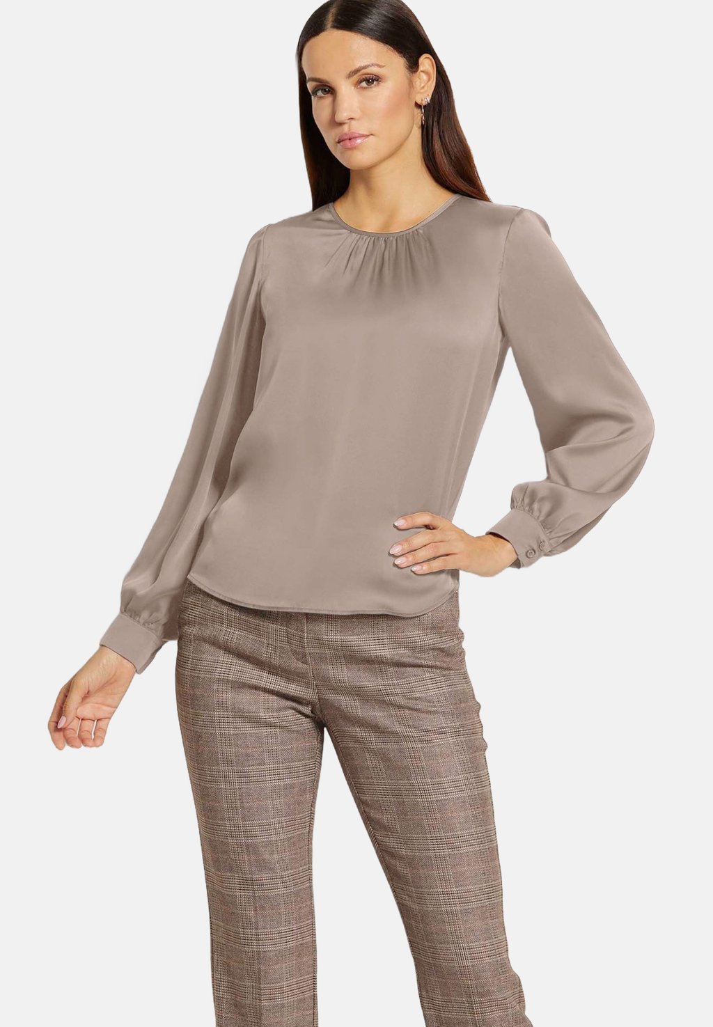 Топ с длинными рукавами Blouse MADELEINE, коричневый
Топ с длинными рукавами Blouse MADELEINE, коричневый