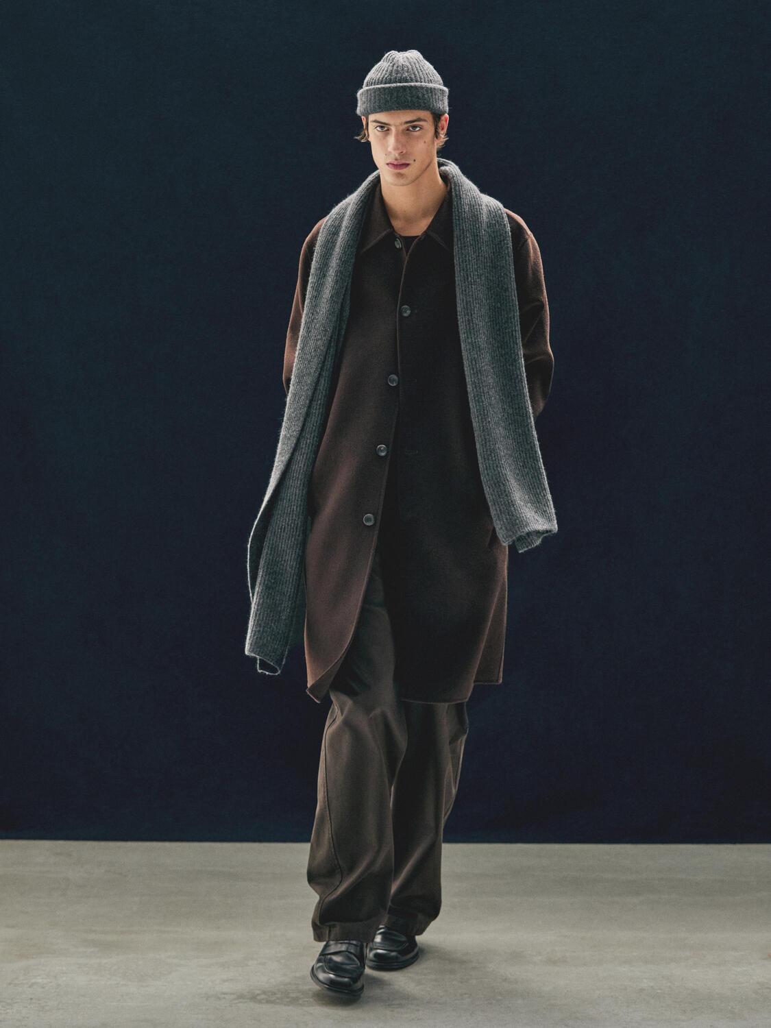 Шарф из 100% кашемира в рубчик Massimo Dutti, Charcoal
Шарф из 100% кашемира в рубчик Massimo Dutti, Charcoal