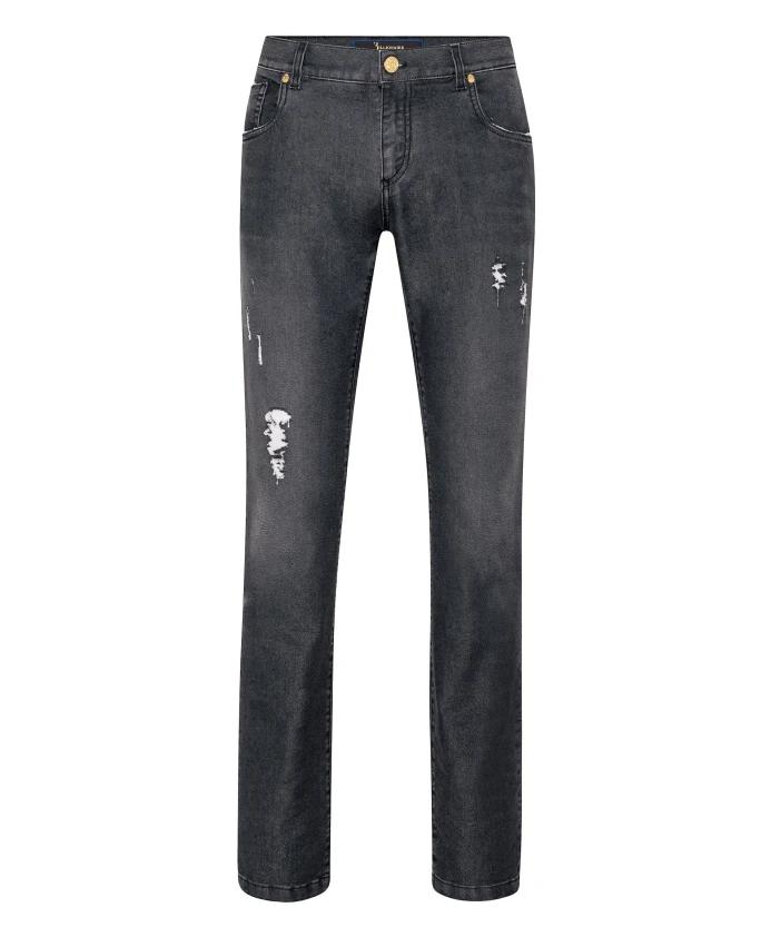 Джинсы с ярким акцентом Billionaire, черный
Джинсы с ярким акцентом Billionaire, черный