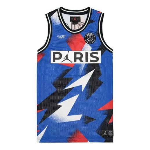 Спортивная футболка paris saint-germain contrasting colors sports basketball vest blue Air Jordan, синий
Спортивная футболка paris saint-germain contrasting colors sports basketball vest blue Air Jordan, синий