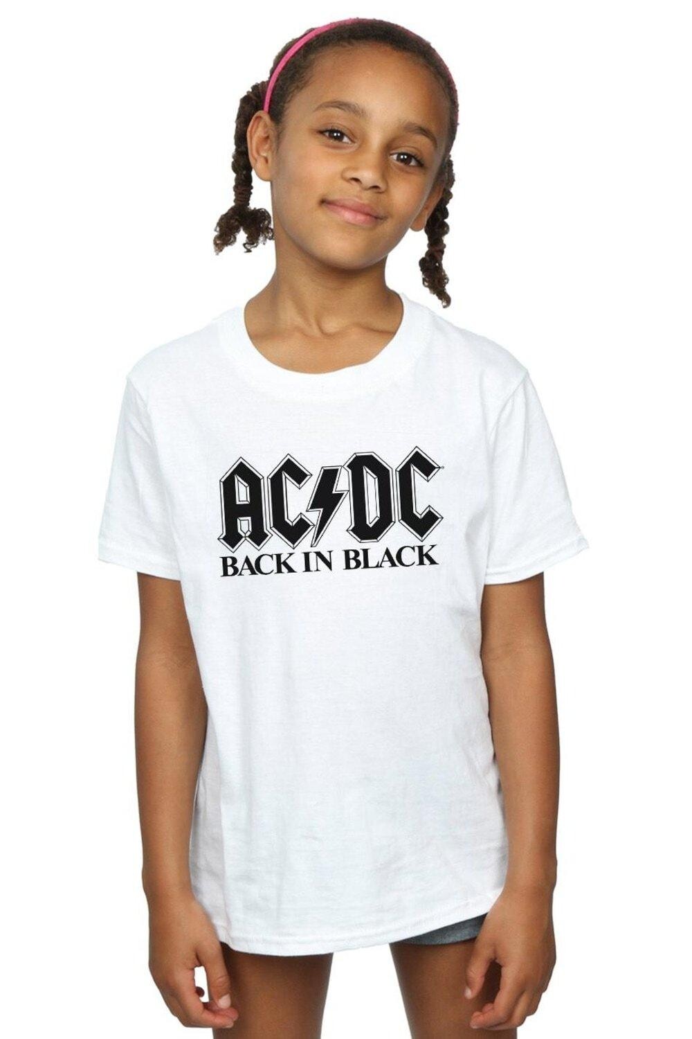 Черная хлопковая футболка с логотипом Back in Black AC/DC, белый, Черный, Черная хлопковая футболка с логотипом Back in Black AC/DC, белый
Черная хлопковая футболка с логотипом Back in Black AC/DC, белый, Черный, Черная хлопковая футболка с логотипом Back in Black AC/DC, белый