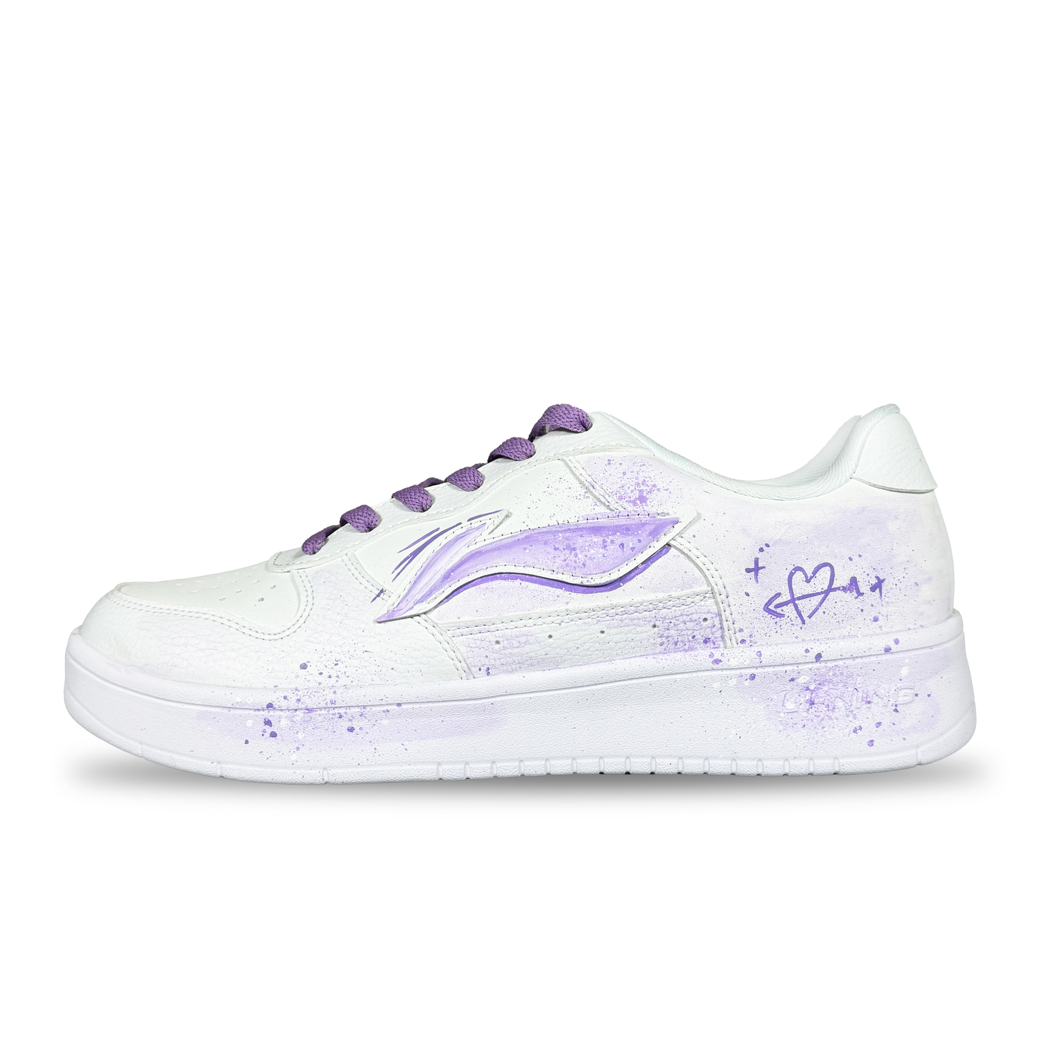 LINING ЛиНинг амортизирующие износостойкие дышащие низкие скейтбордские кроссовки мужские белый фиолетовый - белый фиолетовый, цвет White Purple
LINING ЛиНинг амортизирующие износостойкие дышащие низкие скейтбордские кроссовки мужские белый фиолетовый - белый фиолетовый, цвет White Purple