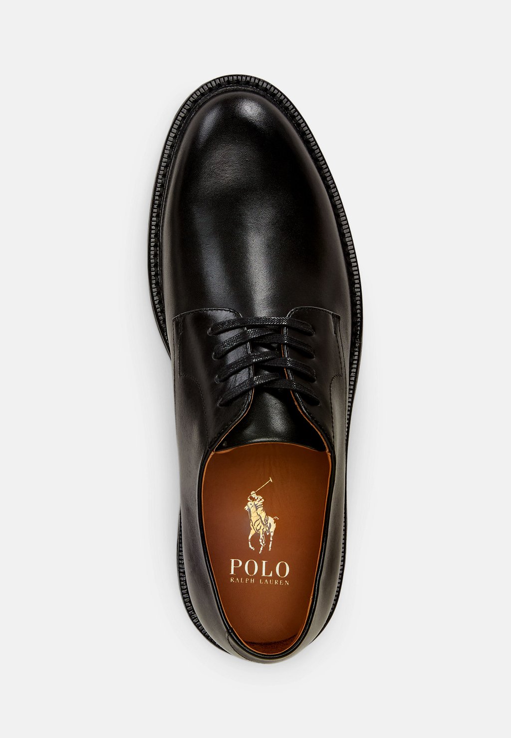Туфли ASHER BURNISHED LEATHER DERBY SHOE Polo Ralph Lauren, черный 
Туфли ASHER BURNISHED LEATHER DERBY SHOE Polo Ralph Lauren, черный