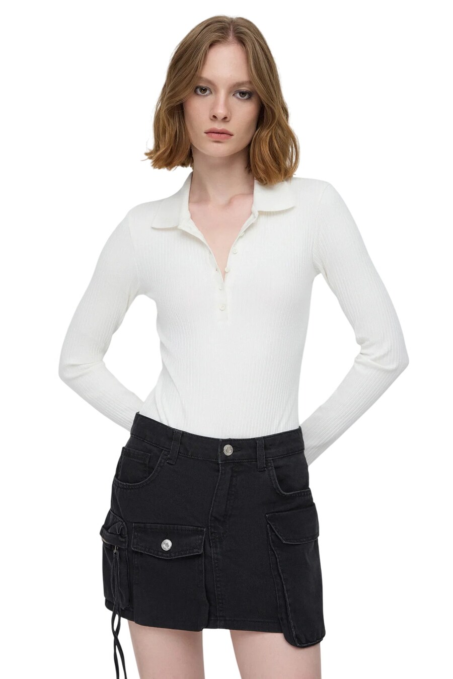 Боди-рубашка No Matter What, белый
Боди-рубашка No Matter What, белый