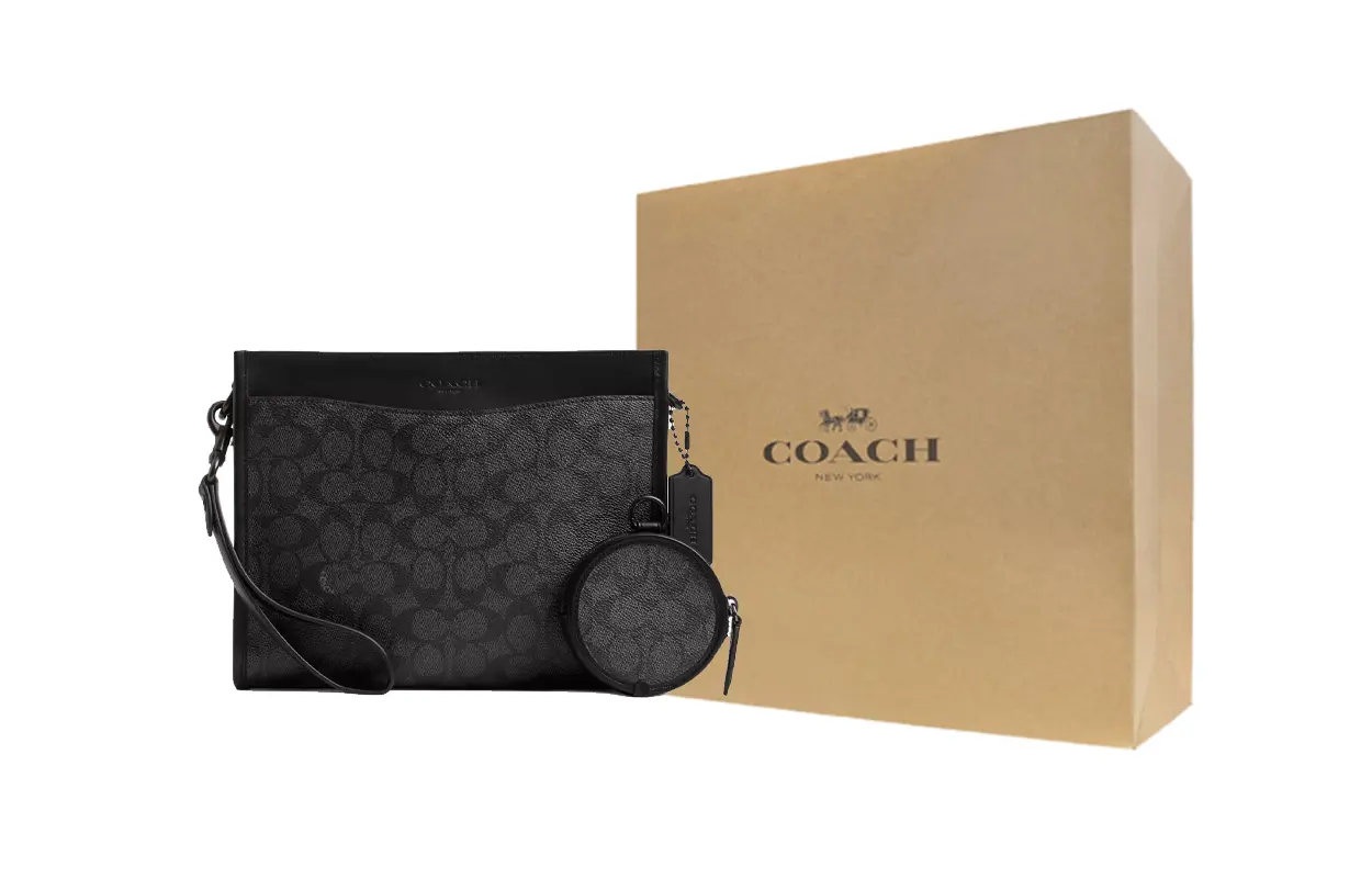 COACH Кожаный кроссбоди с напылением на холщовой основе
COACH Кожаный кроссбоди с напылением на холщовой основе