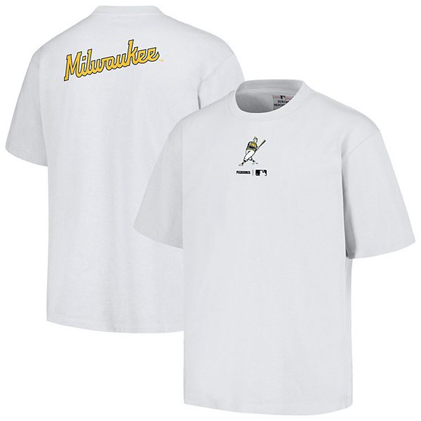 Мужская футболка pleasures white milwaukee brewers mascot Unbranded
Мужская футболка pleasures white milwaukee brewers mascot Unbranded