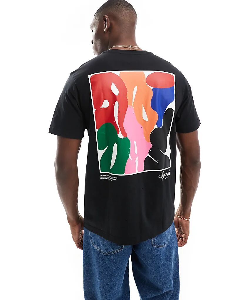 Футболка черного цвета с рисунком на спине adidas Originals
Футболка черного цвета с рисунком на спине adidas Originals