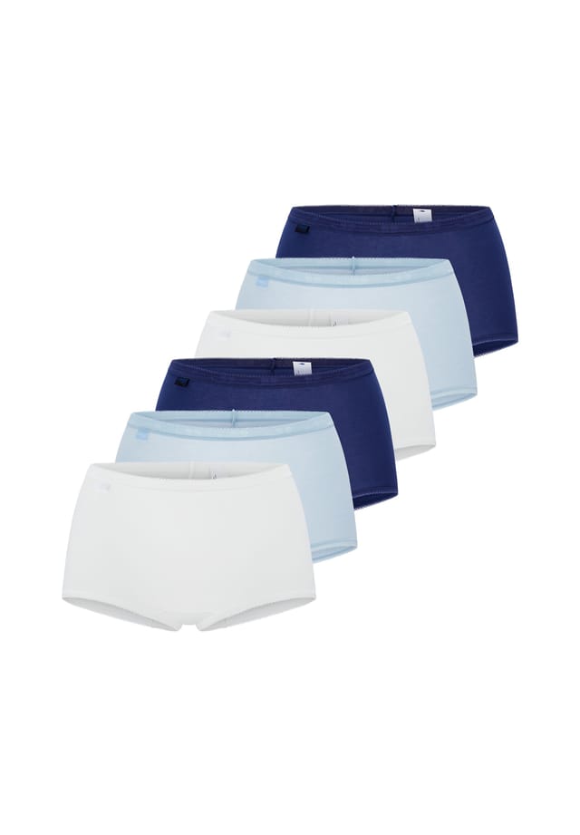 Трусы макси 6 пар в упаковке basic+ Sloggi, синий
Трусы макси 6 пар в упаковке basic+ Sloggi, синий