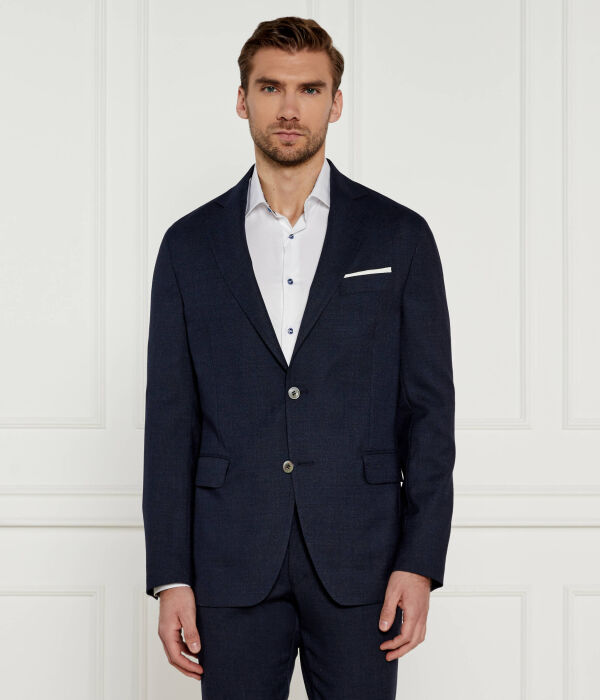 Пиджак мужской Oscar Jacobson из шерсти, синий 
Пиджак мужской Oscar Jacobson из шерсти, синий