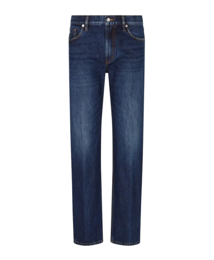 Синие джинсы с логотипом орла Emporio Armani, синий
Синие джинсы с логотипом орла Emporio Armani, синий