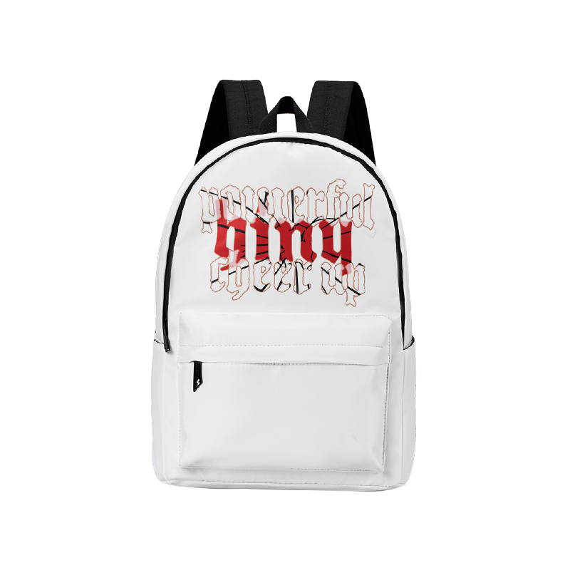 HINY Полиэстеровый рюкзак унисекс белый, White 
HINY Полиэстеровый рюкзак унисекс белый, White