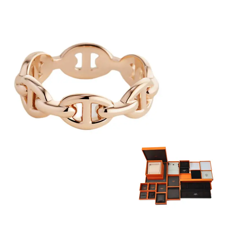 HERMES Розовое золотое кольцо Women's Gold
HERMES Розовое золотое кольцо Women's Gold