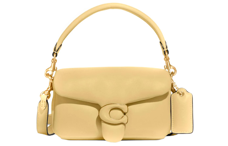 COACH Сумка через плечо из мягкой кожи наппа облачного дизайна маленького размера для женщин в светло-желтом цвете
COACH Сумка через плечо из мягкой кожи наппа облачного дизайна маленького размера для женщин в светло-желтом цвете