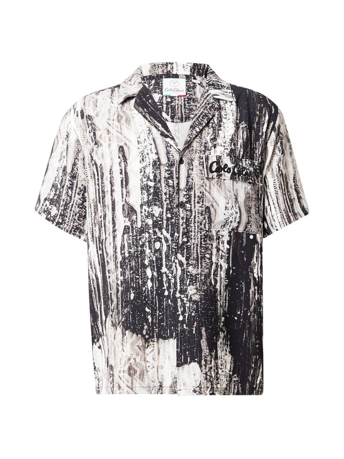 Carlo Colucci Рубашка на пуговицах Regular fit в черном цвете
Carlo Colucci Рубашка на пуговицах Regular fit в черном цвете