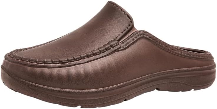 Рабочие сабо с противоскользящей подошвой, ортопедическая обувь для поваров, медсестер и садоводов, удобные сандалии-шлепанцы с мягкой подкладкой Hhhchpm, коричневый
Рабочие сабо с противоскользящей подошвой, ортопедическая обувь для поваров, медсестер и садоводов, удобные сандалии-шлепанцы с мягкой подкладкой Hhhchpm, коричневый