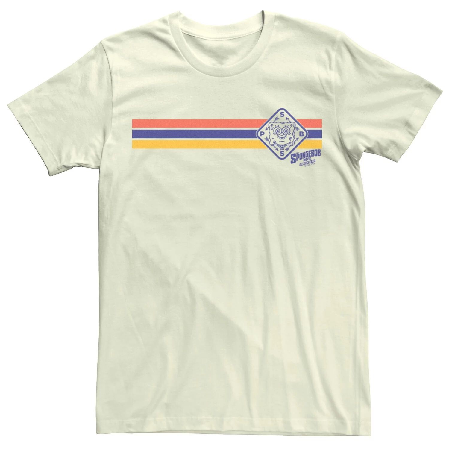 Мужская футболка с разноцветными полосками и значком Губка Боб в бегах Licensed Character
Мужская футболка с разноцветными полосками и значком Губка Боб в бегах Licensed Character