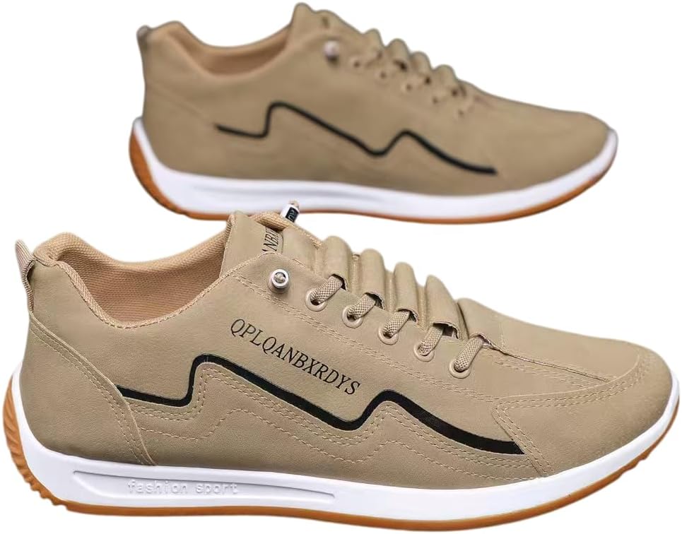 Мужские кроссовки для ходьбы, модные легкие повседневные кеды без шнурков, противоскользящие теннисные и беговые кроссовки для занятий в спортзале Generic, коричневый
Мужские кроссовки для ходьбы, модные легкие повседневные кеды без шнурков, противоскользящие теннисные и беговые кроссовки для занятий в спортзале Generic, коричневый