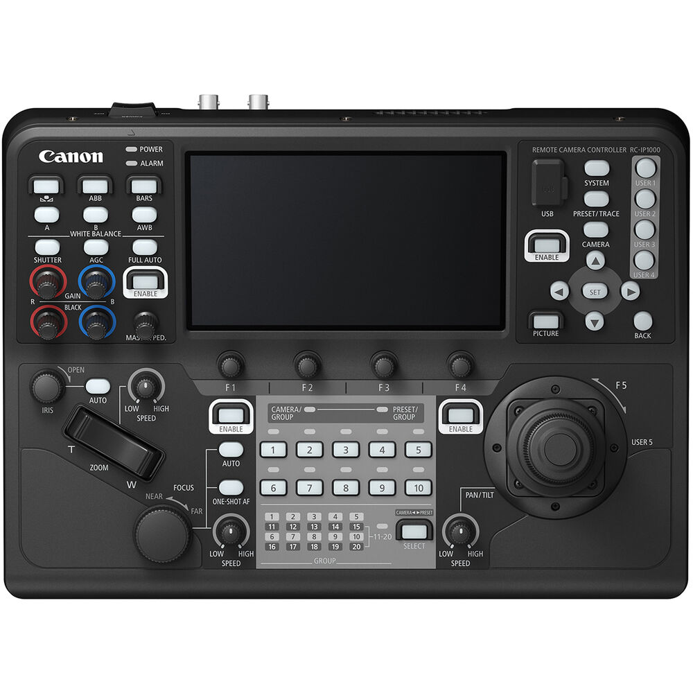 Расширенный PTZ-контроллер Canon RC-IP1000
Расширенный PTZ-контроллер Canon RC-IP1000